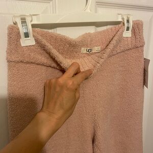 UGG Pink Boot Cut Flare Pants Plush Comfort